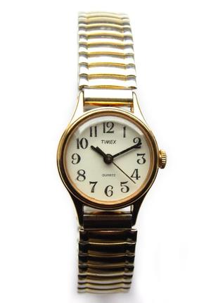 Timex винтажные часы из сша браслет twist-o-flex water resistant