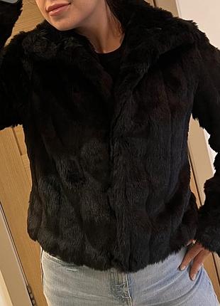 Шуба полушубок з штучного хутра