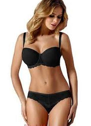 Бюстгальтер бюст бюстик лифчик чашка 85 f 38 f черный балконет