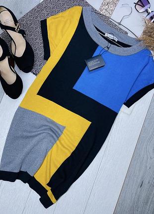 Нова в’язана сукня s плаття з в’язаного трикотажу коротка сукня прямого крою пряме плаття коротке