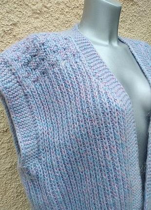 Желетка теплпя вязанная xl- xxl