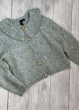 Шерстяной женский кардиган yas m(38)10