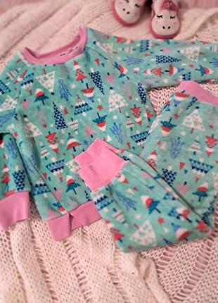 Пижамка для девочки теплая tu