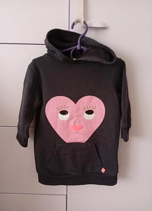 Теплое платье туника на 3 года