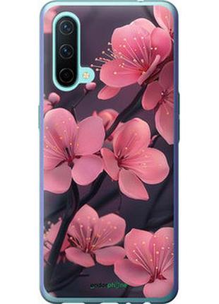 Чохол на oneplus nord ce пурпурова сакура "6075u-2382-7673"