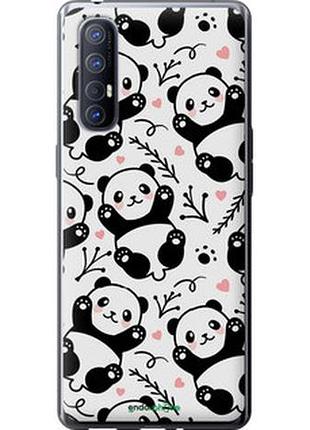 Чохол на oppo reno 3 pro панди "4318u-1878-7673"