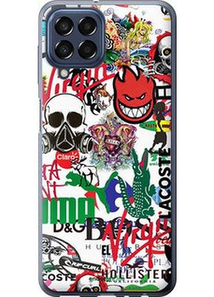 Чохол на samsung galaxy m33 m336b many different logos "4022u-2633-7673"