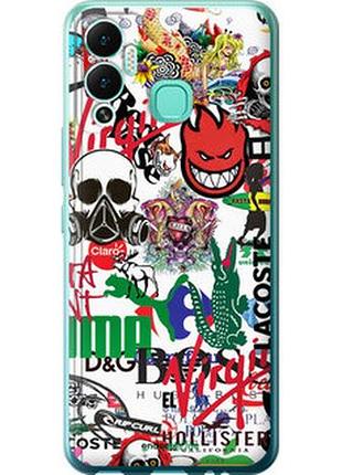 Чохол на infinix hot 12 play many different logos "4022u-2759-7673"