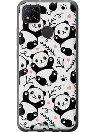 Чохол на full silicone case для xiaomi redmi 9c панди "4318u-2035-7673"