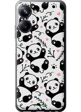 Чохол на realme 10 pro панди "4318u-2945-7673"