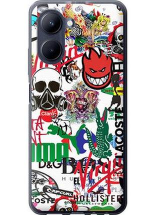 Чохол на realme c33 many different logos "4022u-2870-7673"