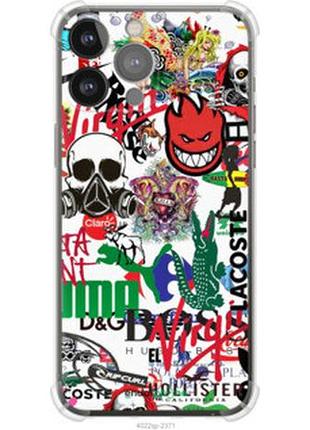 Чохол на iphone 13 pro max many different logos "4022sp-2371-7673"