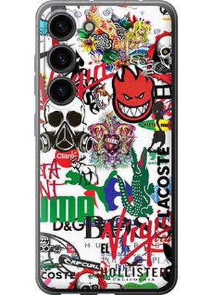 Чохол на samsung galaxy s23 many different logos "4022u-2907-7673"