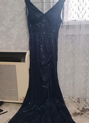 Вечернее платье в пайетки