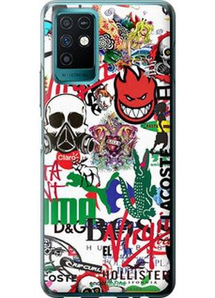 Чохол на infinix note 10 many different logos "4022u-2763-7673"