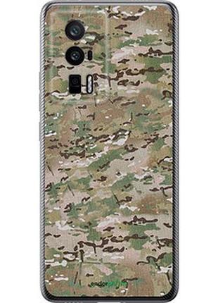 Чохол на xiaomi poco f5 pro 5g камуфляж v5 "1201u-3193-7673"