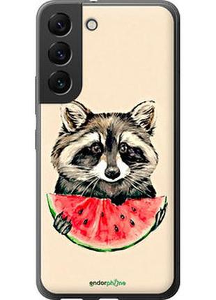Чохол на samsung galaxy s22 єнотик з кавуном "4605u-2494-7673"