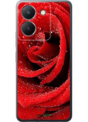 Чохол на vivo y36 5g червона троянда "529u-3135-7673"