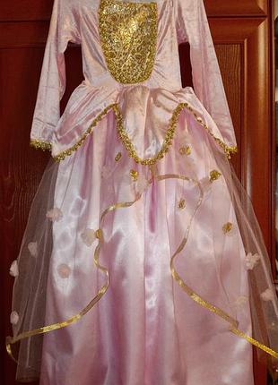Принцесса десней аврора фея весна золешка королева 6-8 лет платье бальное