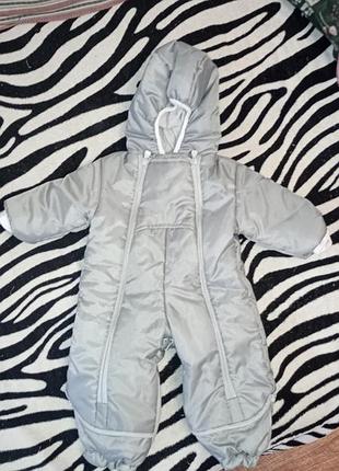 Комбинезон детский зимний теплый для малышей