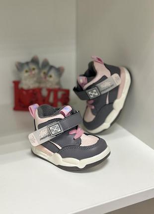 Черевики на дівчинку хайтопи для дівчинки ботінки дитяче взуття