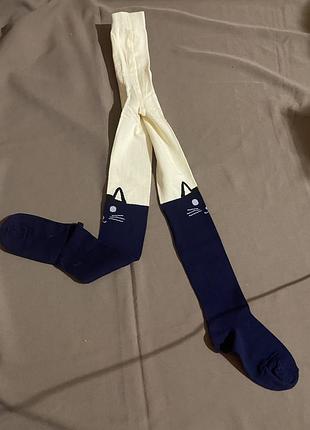 Колготи на дівчинку демісезонні 116-122 см (уцінка, без упаковки)