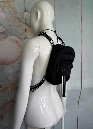 Рюкзак victoria’s secret pink mini convertible черный. оригинал