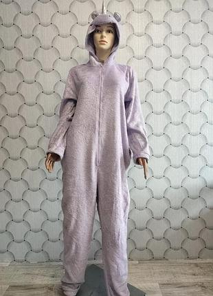 Плюшевая пижама кегуруми комбинезон для дома