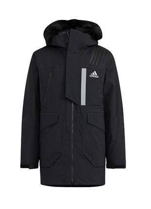 Чоловіча куртка парка пуховик adidas originals fur hood down parka hr5232