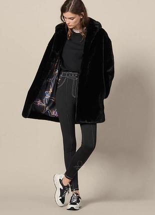 Шуба из искусственного меха sandro fany sandro