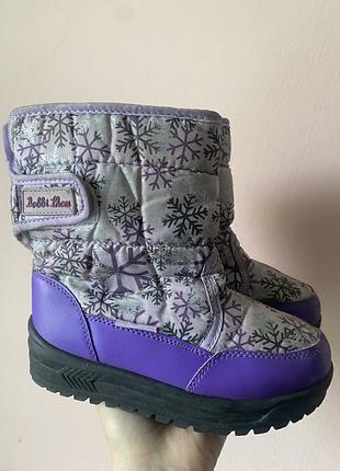 Детские зимние сапоги дутики bobbi shoes 29 размер