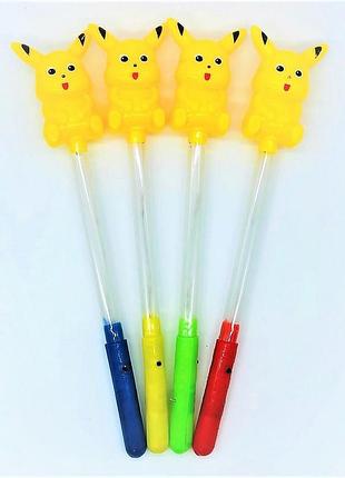 Световая палочка led 'pokemon' 35 см | игрушка-светильник с мягким светом для вечеринок и игр