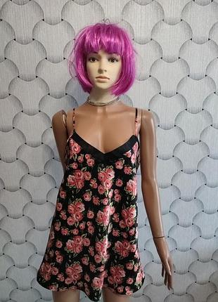 Атласная майка для сна