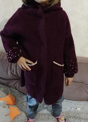 Пальто из альпаки