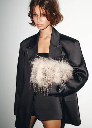 Клатч из искусственного меха