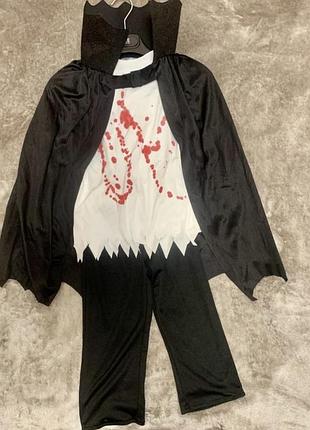 Карнавальний костюм дракулы george 3 в 1 (фрак, штани, футболка) розмір 2-3 роки