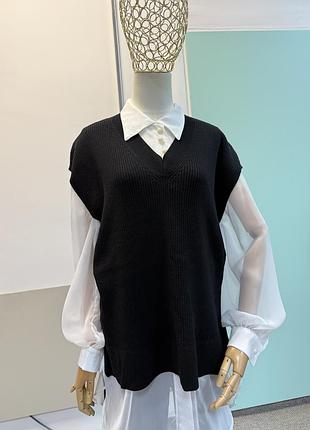 Кашемірова жилетка l, m&s