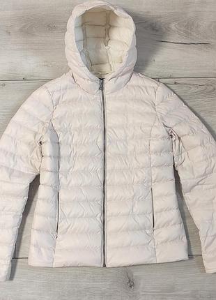 Куртка з натурального пуху outerwear розмір s. , довжина 64 см, ширина під пахвами 47 см, довжина рукава від горловини
72 см.