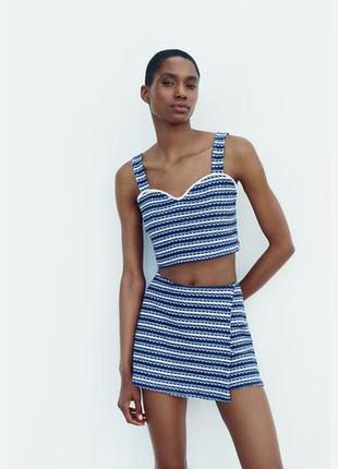 В'язаний топ кроше