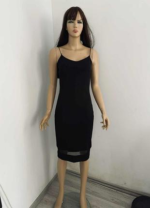 Черное вечернее платье