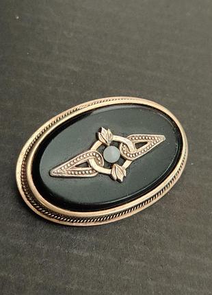 Серебряная советская брошь (бреш раневской)