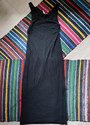 Платье макси обтягивающее