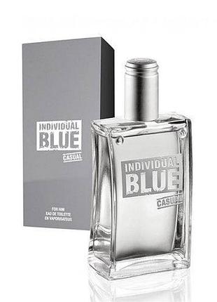 Туалетна вода чоловіча avon individual blue casual  100 мл