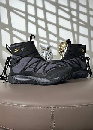 ❄️чоловічі кросівки nike acg air terra antarktik fur grey black