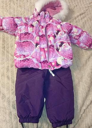 Отличный зимний комплект для девочки фирмы lenne в очень хорошем состоянии.