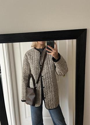 Двусторонній лайнер леопард та чорний