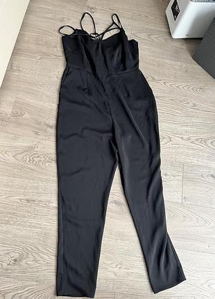 Asos черный костюм комбинезон новый 40-42