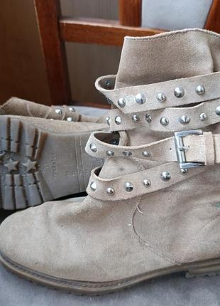 Сапоги замш натуральний