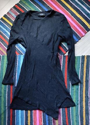 Асимметричное платье туника