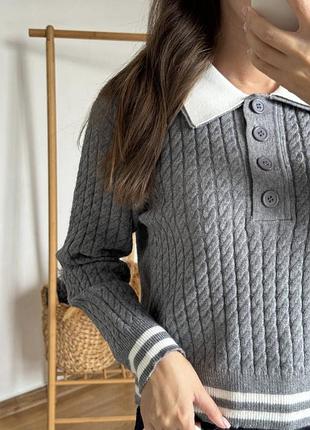 Поло з подвійним комірцем